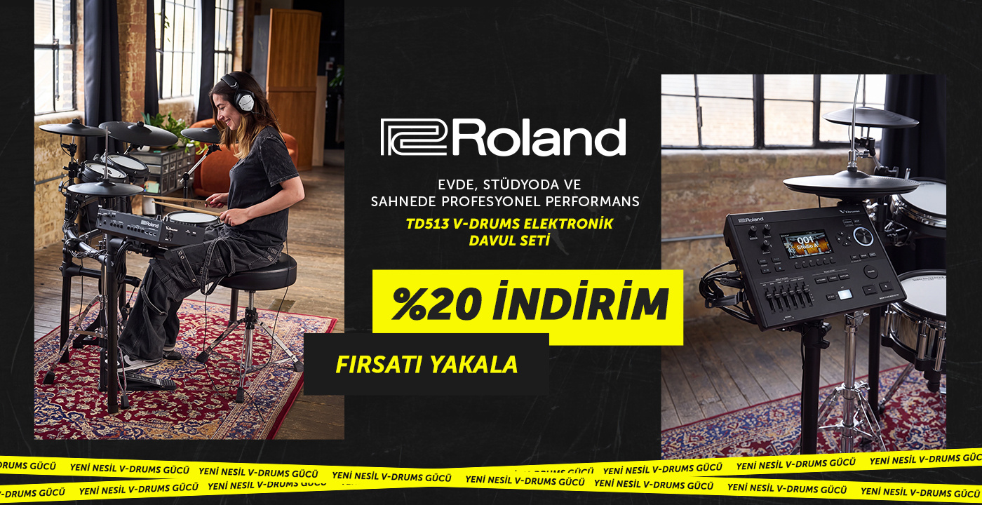 Ritmi Bir Üst Seviyeye Taşı: Roland TD513